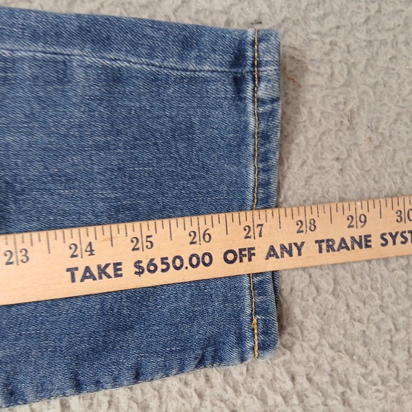 Lauren Ralph Lauren Jeans Women's 16 Blue Stretch Denim Mid Rise - Picture 10 of 11